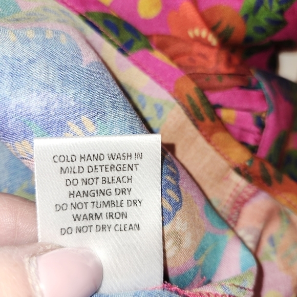 Olivaceous Floral Pink Women's Long sleeve blouse - Picture 7 of 8